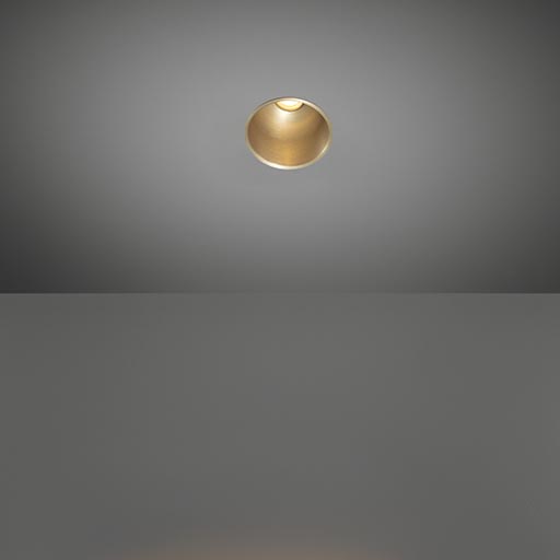 Thimble 74 LED 5.7W/8.5W 447lm/602lm 3000K CRI>90 30°, IP55, süvisvalgusti, anodeeritud kuldne